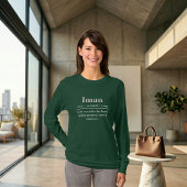 カスタム辞書の名前のロングスリーブTシャツ Tシャツ