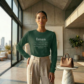 カスタム辞書の名前のロングスリーブTシャツ Tシャツ