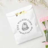 カスタム農場ビジネスプロモーションロゴ フェイバーバッグ (封をした状態)