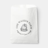 カスタム農場ビジネスプロモーションロゴ フェイバーバッグ (正面)