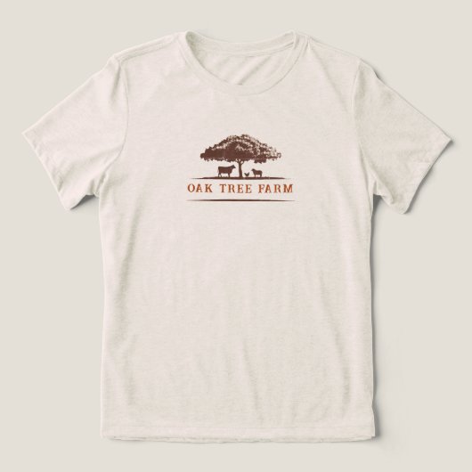 カスタム農場ブランド トライブレンドＴシャツ (デザイン正面)