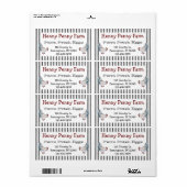 カスタム農場生卵チキンラベル ラベル (フルシート)