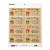 カスタム農産物用ラベル ラベル (フルシート)