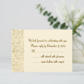 カスタム返信Shelley 出欠カード (スタンド正面)