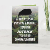 カスタム迷彩柄パレードアウト カード (正面)