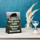 カスタム迷彩柄パレードアウト フォトプラーク (側面)