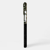 カスタム迷彩柄素朴Smallmouth Bass Name魚釣り iPhoneケース (左側面)