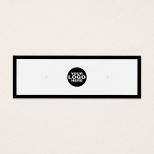 カスタム追加ロゴイヤリングジュエリー表示カード