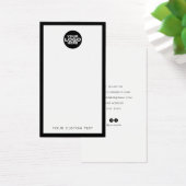 カスタム追加ロゴイヤリングジュエリー表示カード (デスク)