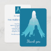 カスタム追悼 感謝 イエスは私の中に 招待状 (正面/裏面)