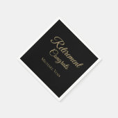 カスタム退職用ナプキン スタンダードカクテルナプキン (角)