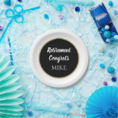 カスタム退職紙プレート ペーパープレート (パーティー)