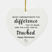 カスタム退職金 セラミックオーナメント (裏面)