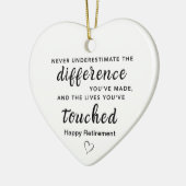 カスタム退職金 セラミックオーナメント (左)