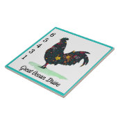 カスタム通り名屋番号フローラ タイル (側面)