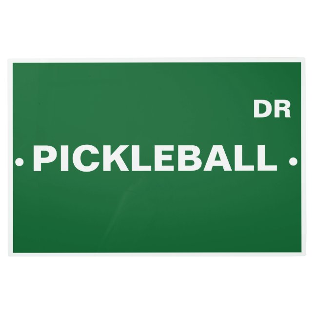 カスタム通り金属標識 メタルプリント (正面)