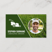 カスタム造園サービス及び芝生気に 名刺 (正面)