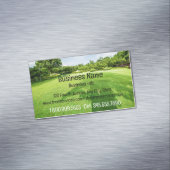 カスタム造園ローンガーデン気に マグネット名刺 (インサイチュ)