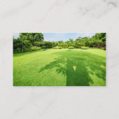 カスタム造園ローンガーデン気に 名刺 (裏面)