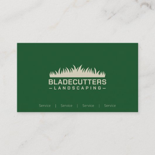 カスタム造園芝生気に名刺 名刺 (正面)