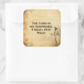 カスタム週刊聖書聖句イエズスの教え スクエアシール (バッグ)