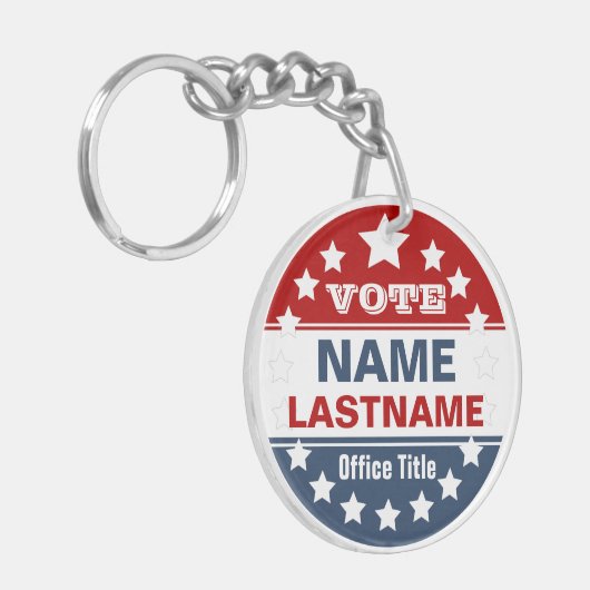 カスタム運動 キーホルダー (正面左)