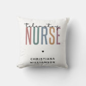 カスタム遠隔測定ナース遠隔測定の看護ギフト クッション (正面)