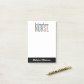 カスタム遠隔測定ナース遠隔測定の看護ギフト ポストイット (デスク上)