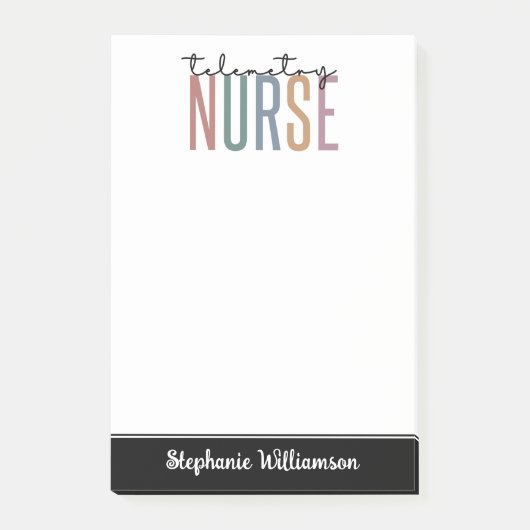 カスタム遠隔測定ナース遠隔測定の看護ギフト ポストイット (正面)