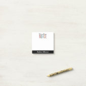 カスタム遠隔測定ナース遠隔測定の看護ギフト ポストイット (デスク上)