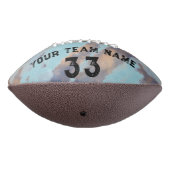 カスタム選手の名前と番号チームの水色 アメリカンフットボール (回転270)