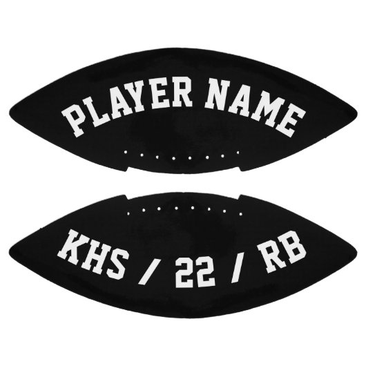 カスタム選手の名前と番号、学校とポジション アメリカンフットボール (パネル)