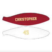 カスタム選手チームのクラブ名モノグラムの番号 ミニバスケットボール (パネル)