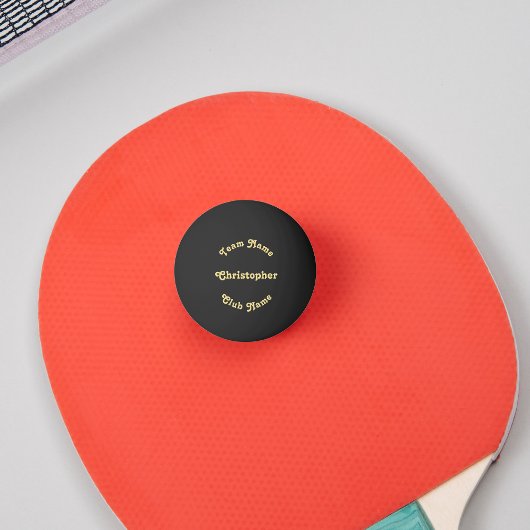 カスタム選手チームクラブネーム卓球ビール 卓球ボール