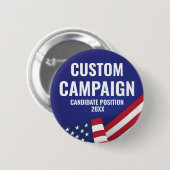 [カスタム選挙キャンペーンテンプレート]ボタン 缶バッジ (正面&裏面)