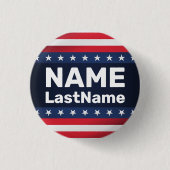 [カスタム選挙キャンペーンテンプレート]ボタン 缶バッジ (正面)