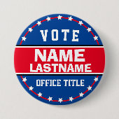 [カスタム選挙キャンペーンテンプレート]ボタン 缶バッジ (正面)