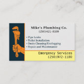 カスタム配管工事プロフェッショナル 名刺 (正面)