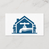 カスタム配管暖房業者 名刺 (裏面)