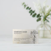 カスタム配管設備 名刺 (スタンド正面)