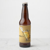カスタム醸造ビールボトルラベル ビールラベル (正面)