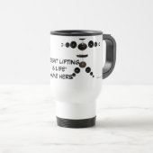 カスタム重量挙げ寿命 トラベルマグ (正面右)