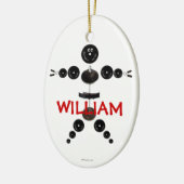 カスタム重量挙げ漫画 セラミックオーナメント (左)