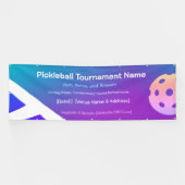 カスタム野外ピックボール大会のバナー 横断幕 (横)