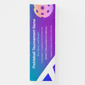 カスタム野外ピックボール大会のバナー 横断幕 (縦)