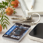 カスタム野球キーチェーン キーホルダー (正面右)