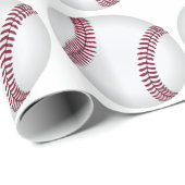 カスタム野球ギフトラッピング紙 ラッピングペーパー (ロールコーナー)