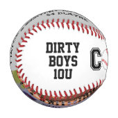 カスタム野球コーチ記念ボールギフト 野球ボール (正面左)