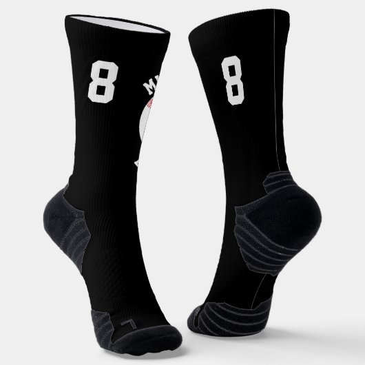 カスタム野球チーム名・選手ジャージー番号 ソックス (傾斜あり)