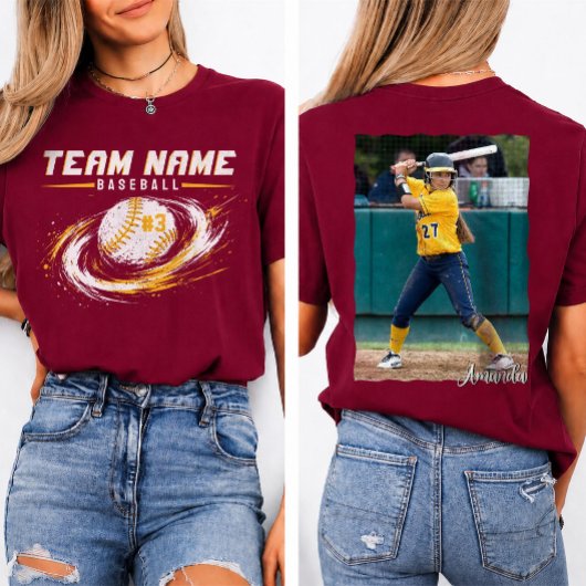 カスタム野球チーム ファン アパレル Tシャツ